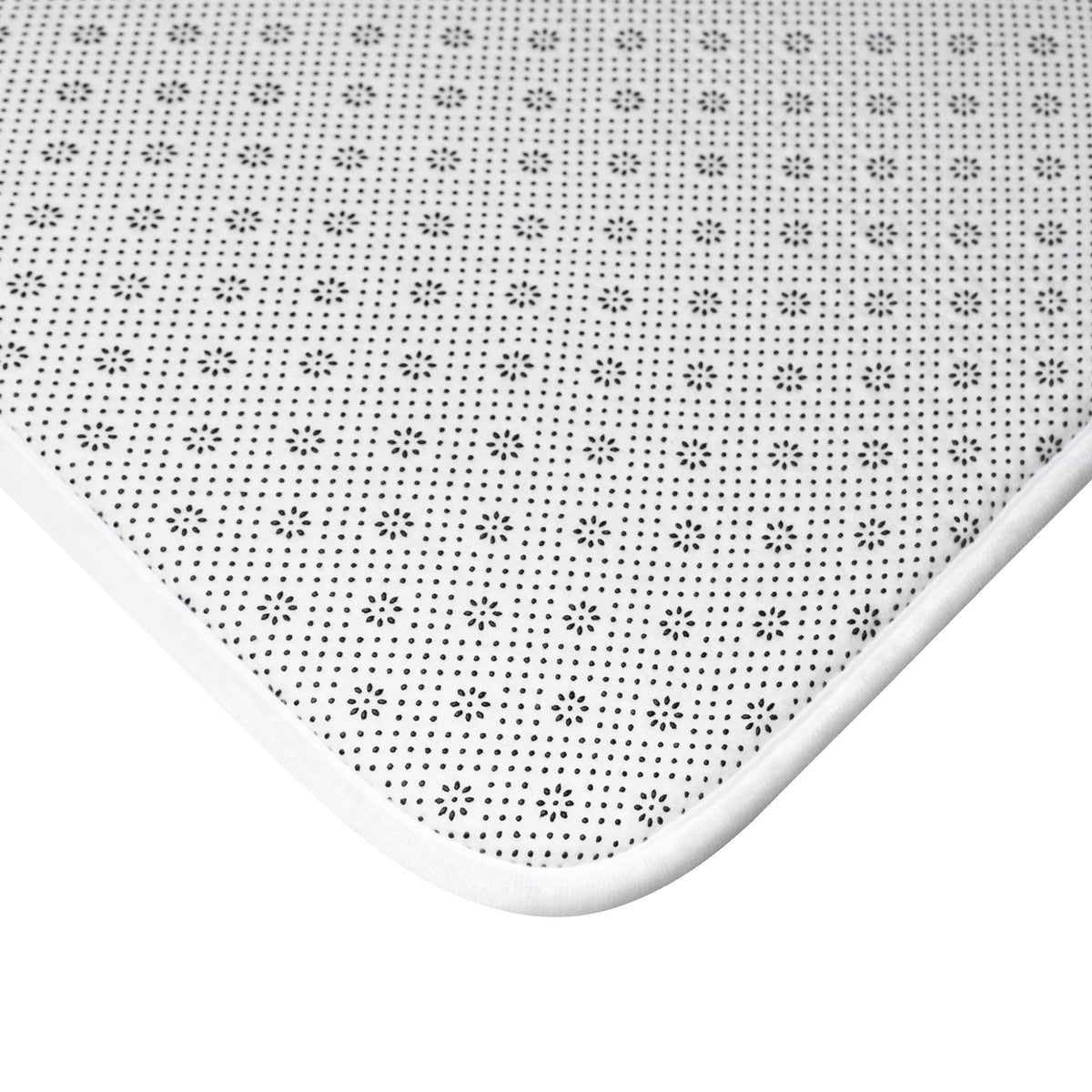Bonjour FRENCH BLUE Stripe Bath Mat — Vintage French Bathroom Rug