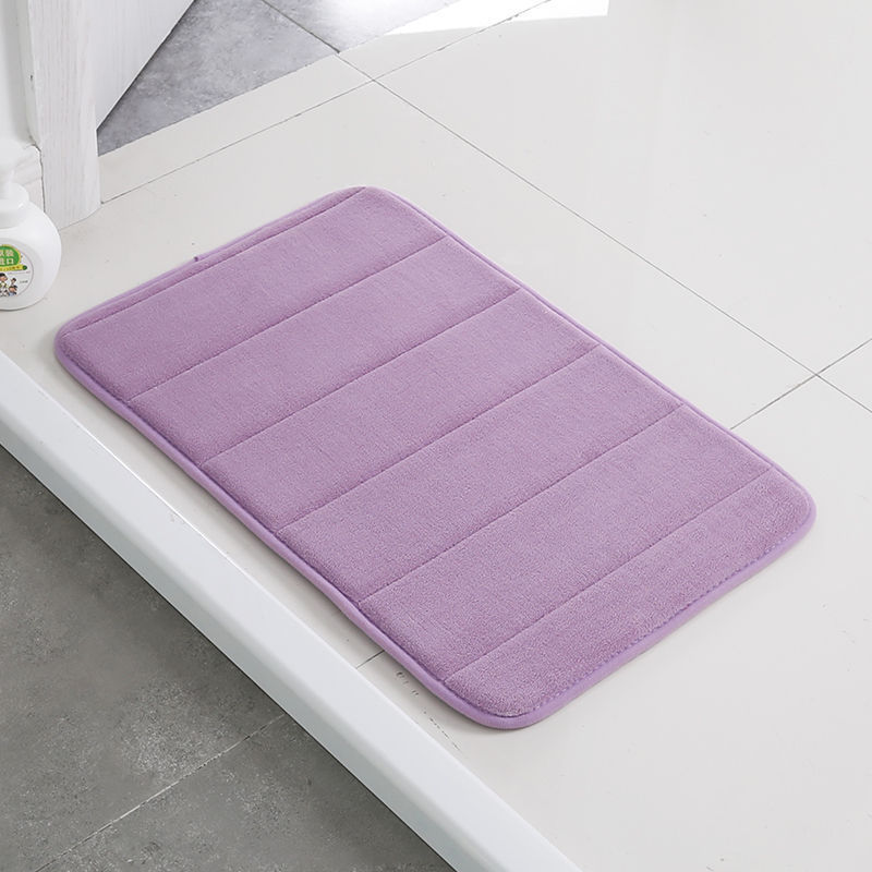 Home Bath Mat Water Absorption Non-slip Memory Foam