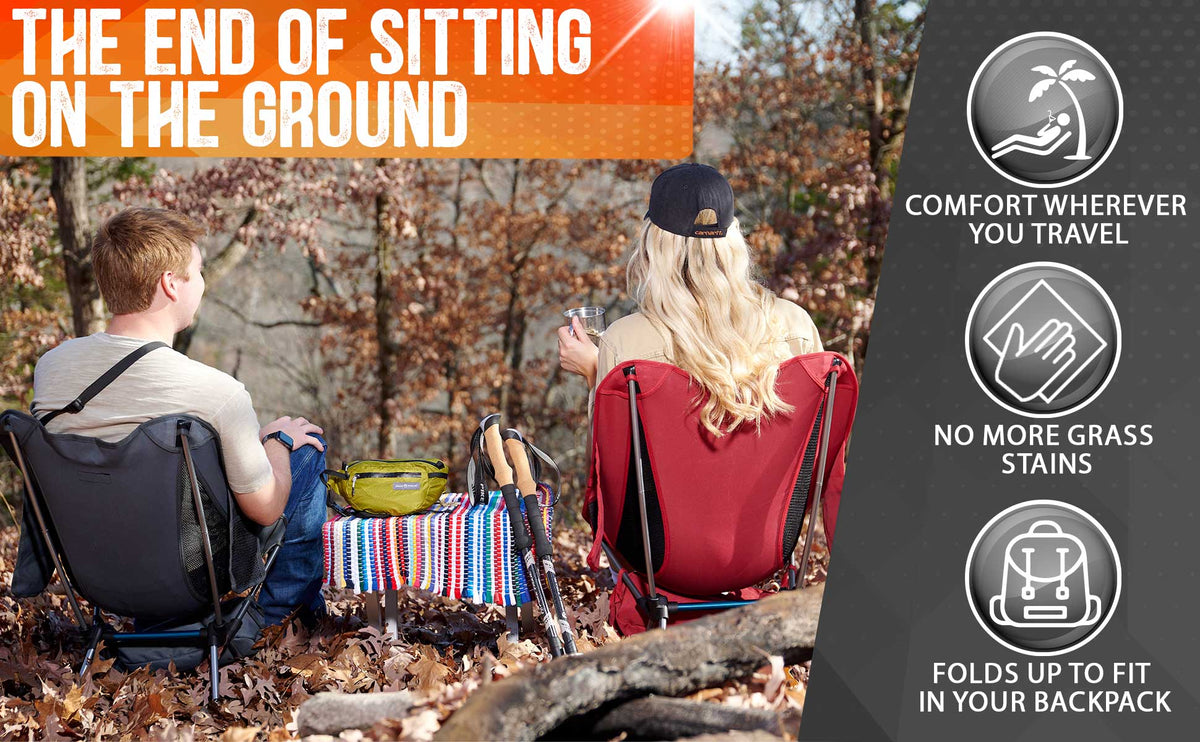 Pike Trail Ultralight Compact Outdoor Camping Tailgate Beach Chair