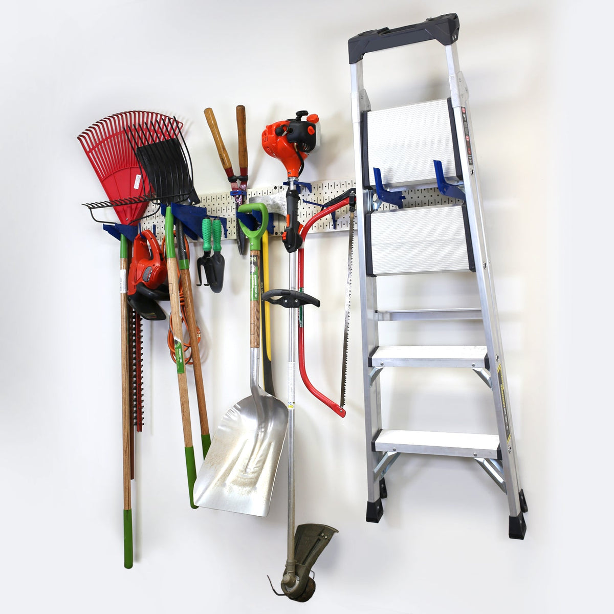 Lawn & Garden Tool Organization Wall Pegboard