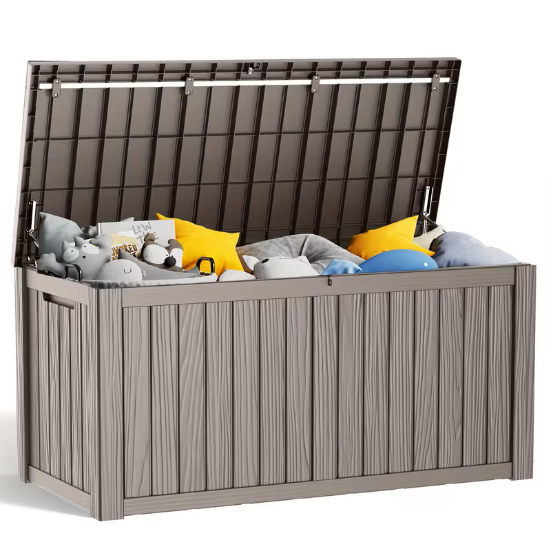 75 Gallon Heavy-Duty Outdoor Deck Box –