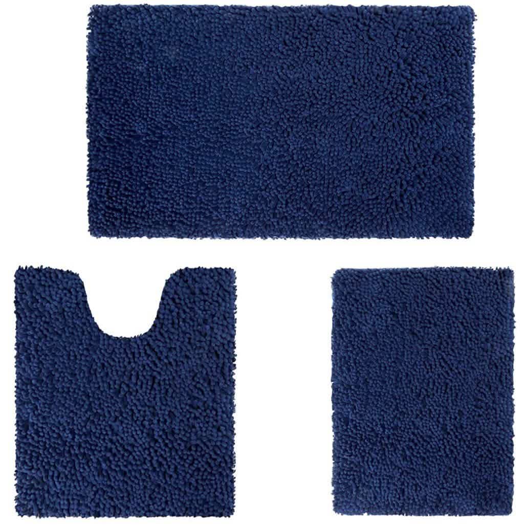 3-Piece Set: Bathroom Rugs Set Ultra Soft Non Slip