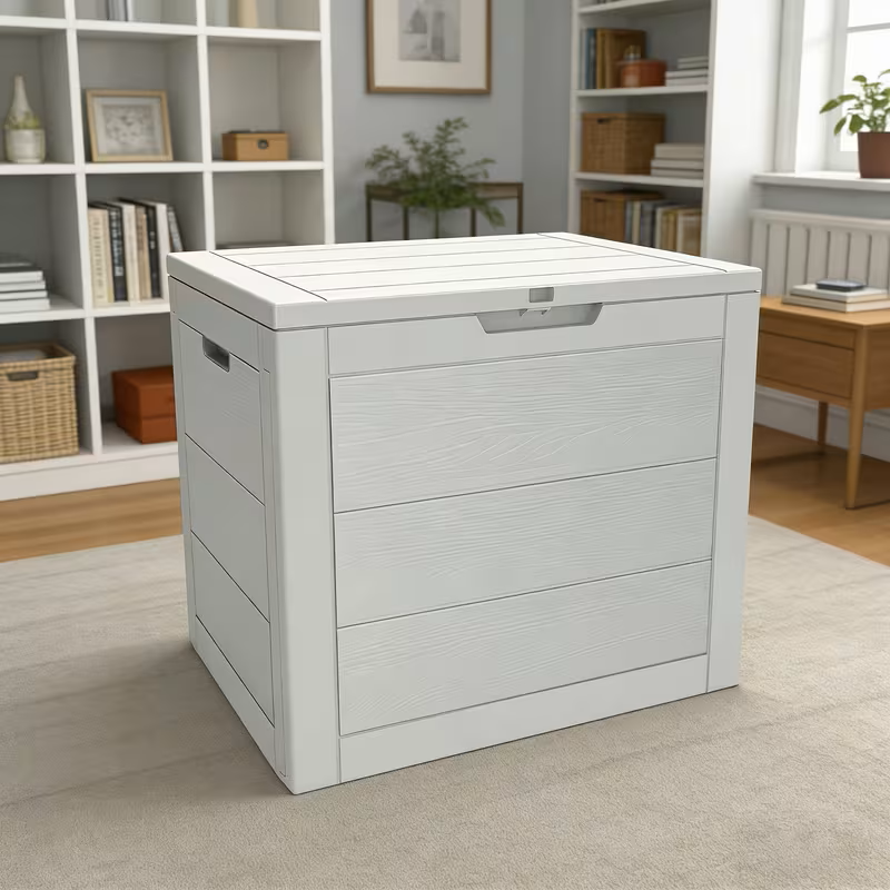75 Gallon Heavy-Duty Outdoor Deck Box –