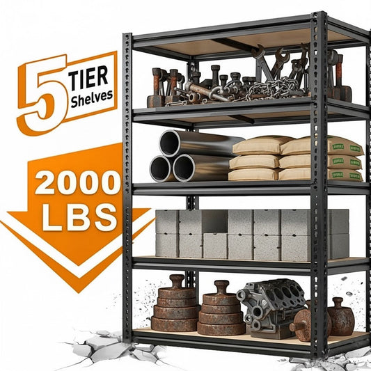 Heavy Duty Metal Garage Shelving