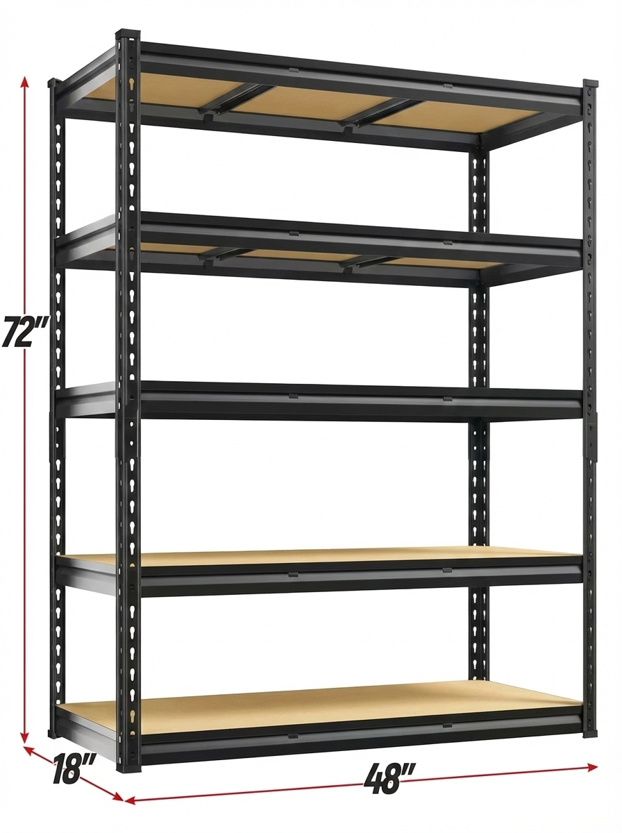 Heavy Duty Metal Garage Shelving