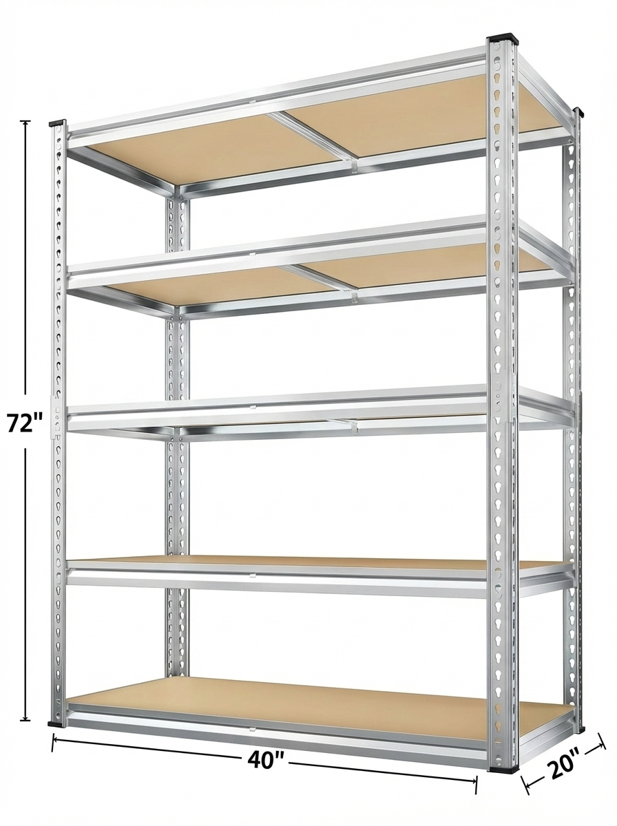 Heavy Duty Metal Garage Shelving