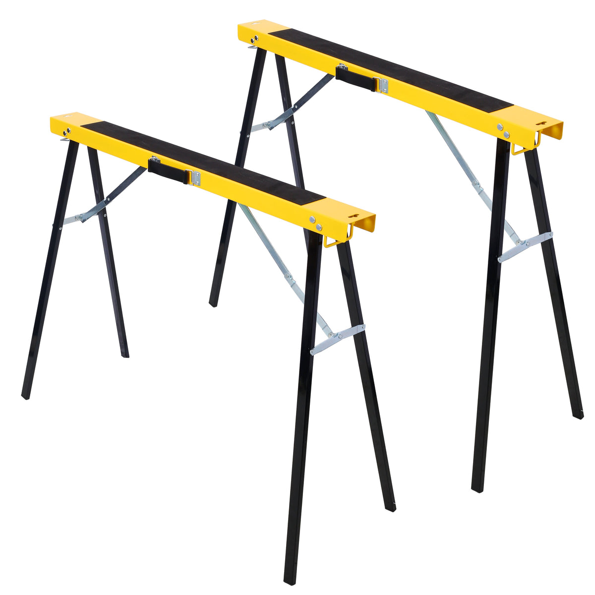 Saw Horses 2 Pack - Folding Portable Work Horse