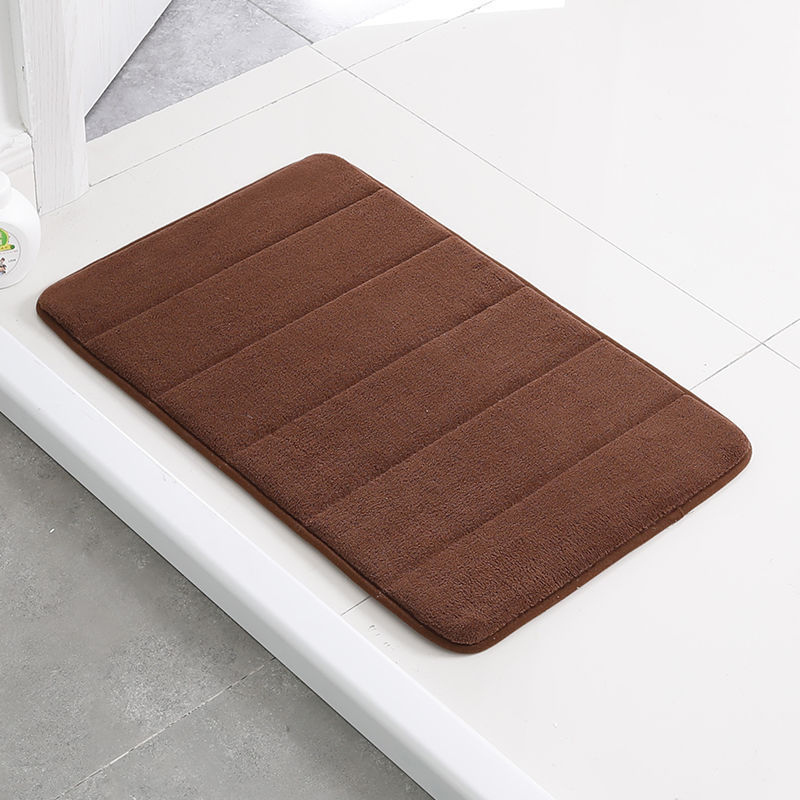 Home Bath Mat Water Absorption Non-slip Memory Foam