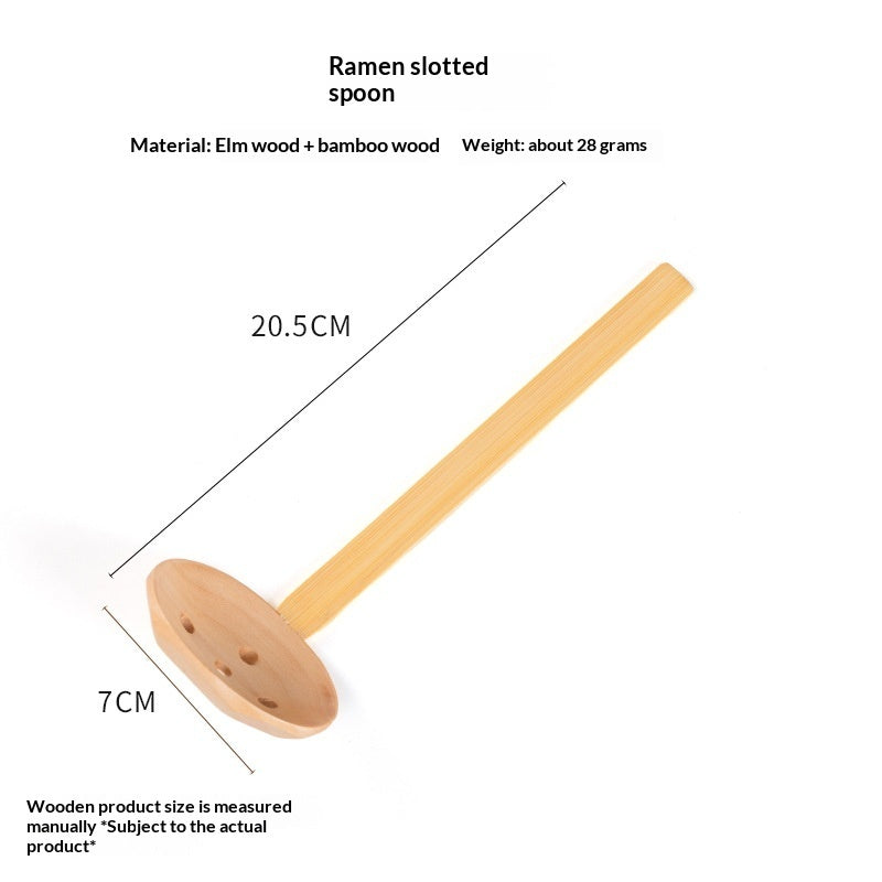 Japanese-style Household Tableware Wooden Soup Spoon