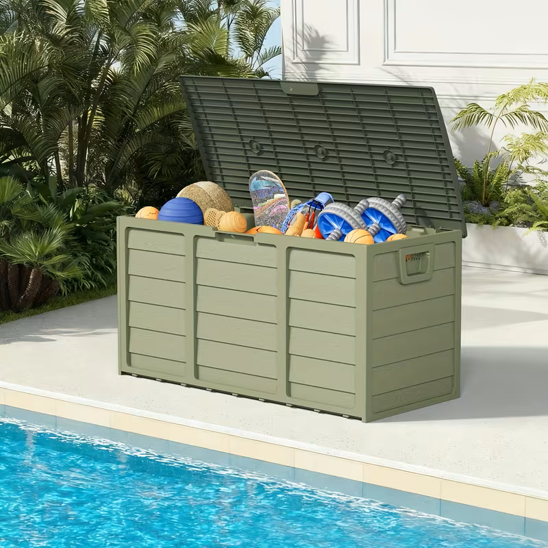75 Gallon Heavy-Duty Outdoor Deck Box –
