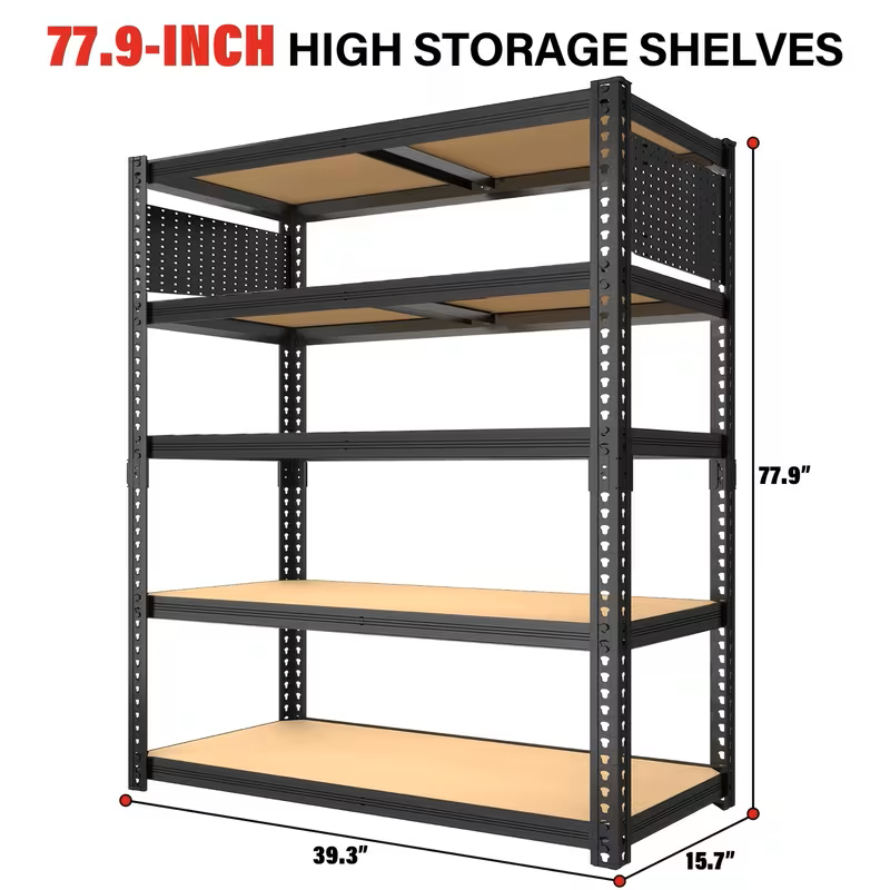 Heavy Duty Metal Garage Shelving