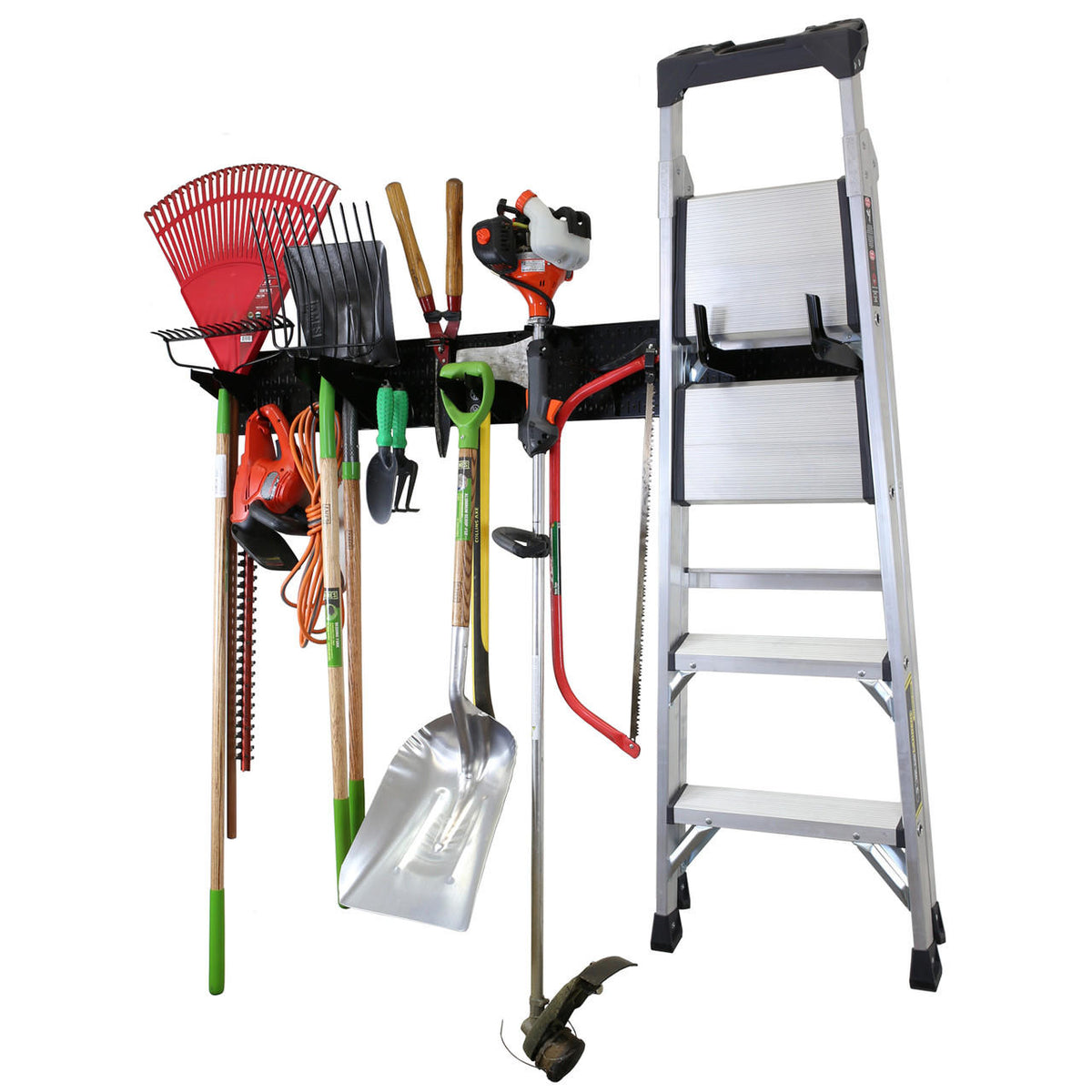 Lawn & Garden Tool Organization Wall Pegboard